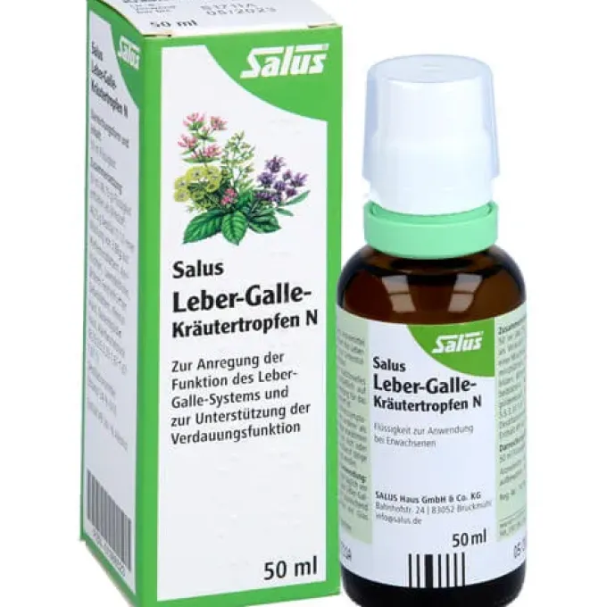 LEBER GALLE Kräutertropfen N Salus 50 ml