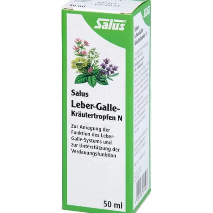 LEBER GALLE Kräutertropfen N Salus 50 ml
