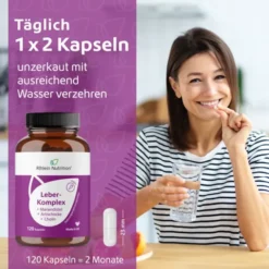 LEBER-KOMPLEX Mariendistel+Artischocke+Cholin Kps. 120 Stück