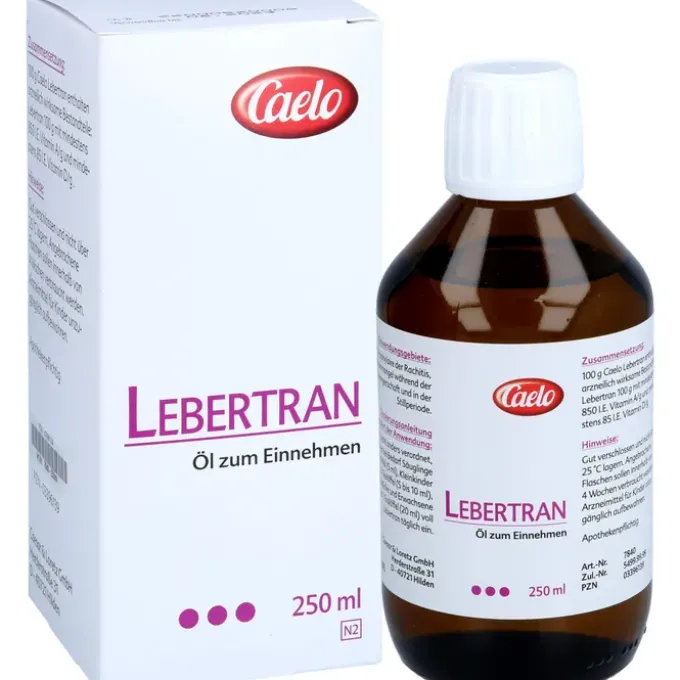 LEBERTRAN CAELO HV-Packung 250 ml