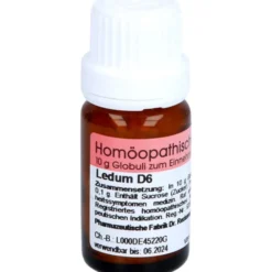 LEDUM D 6 Globuli 10 g