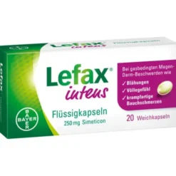 LEFAX intens Flüssigkapseln 250 mg Simeticon 20 St