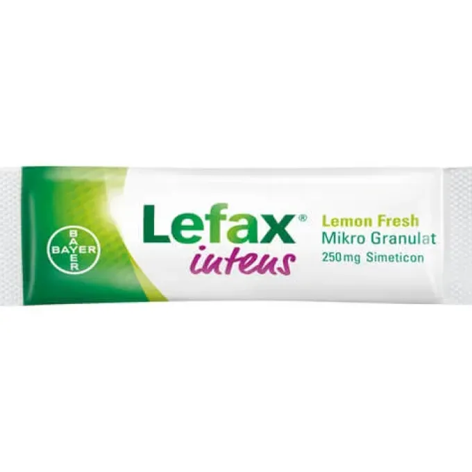LEFAX intens Lemon Fresh Mikro Granul.250 mg Sim. 20 St