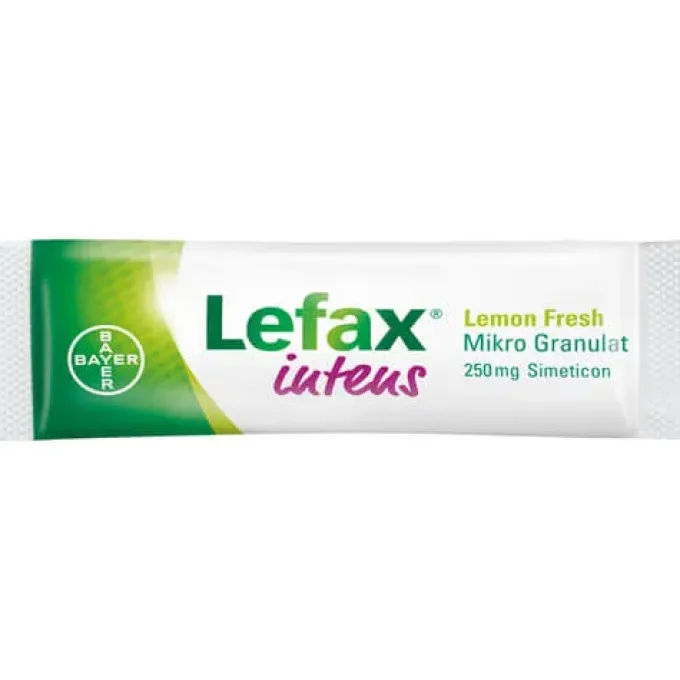 LEFAX intens Lemon Fresh Mikro Granul.250 mg Sim. 20 St