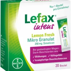 LEFAX intens Lemon Fresh Mikro Granul.250 mg Sim. 20 St