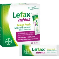 LEFAX intens Lemon Fresh Mikro Granul.250 mg Sim. 20 St