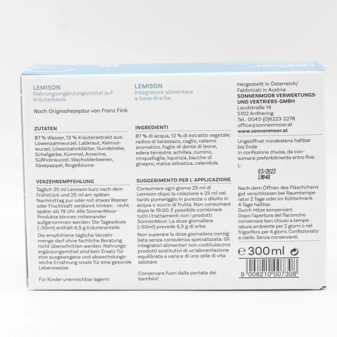LEMISON flüssig SonnenMoor 3X100 ml