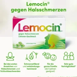 LEMOCIN gegen Halsschmerzen Lutschtabletten 50 St