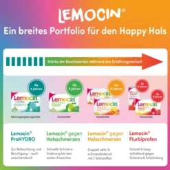 LEMOCIN gegen Halsschmerzen Orangengeschmack Lut. 24 St
