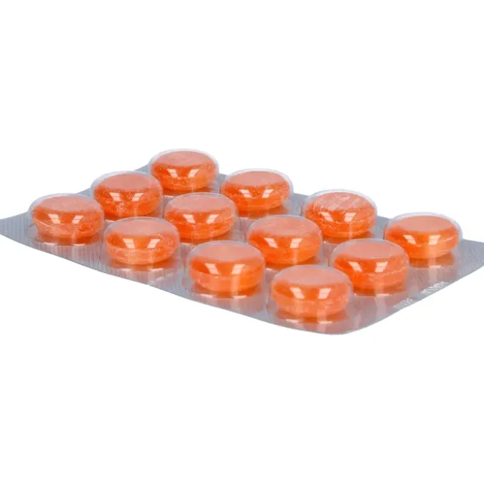 LEMOCIN gegen Halsschmerzen Orangengeschmack Lut. 24 St