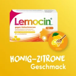LEMOCIN gegen Halsschmerzen Honig-u.Zitroneng.Lut. 24 St