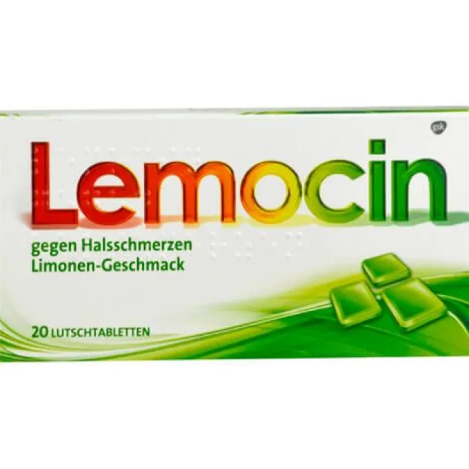 LEMOCIN gegen Halsschmerzen Lutschtabletten 20 St