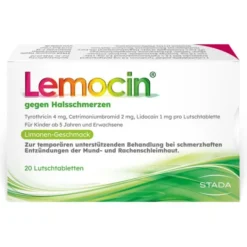 LEMOCIN gegen Halsschmerzen Lutschtabletten 20 St