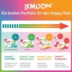 LEMOCIN gegen Halsschmerzen Lutschtabletten 20 St