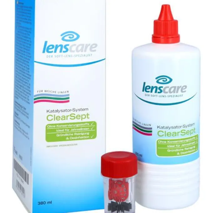 LENSCARE ClearSept 380 ml+Behälter 1 Stück