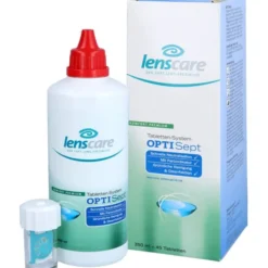 LENSCARE OptiSept Kombip.350 ml+45 Tabl.+1 Beh. 1 P
