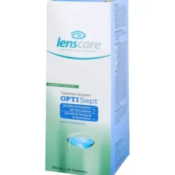 LENSCARE OptiSept Kombip.350 ml+45 Tabl.+1 Beh. 1 P