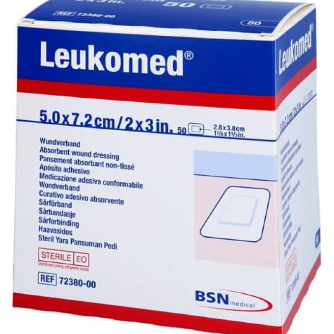 LEUKOMED sterile Pflaster 5x7,2 cm 50 St
