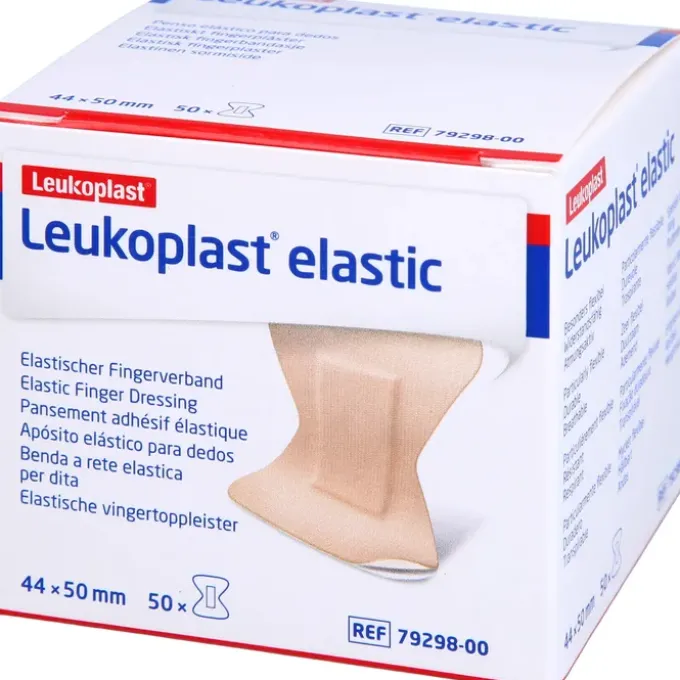 LEUKOPLAST Elastic Fingerkuppenpflaster 44x50 mm 50 St