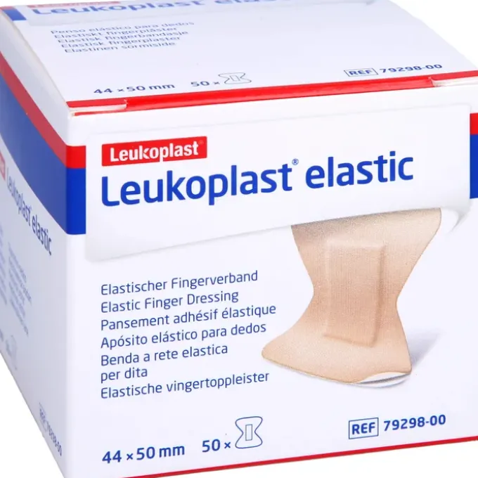 LEUKOPLAST Elastic Fingerkuppenpflaster 44x50 mm 50 St