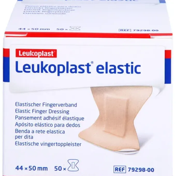 LEUKOPLAST Elastic Fingerkuppenpflaster 44x50 mm 50 St