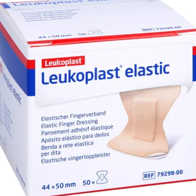 LEUKOPLAST Elastic Fingerkuppenpflaster 44x50 mm 50 St