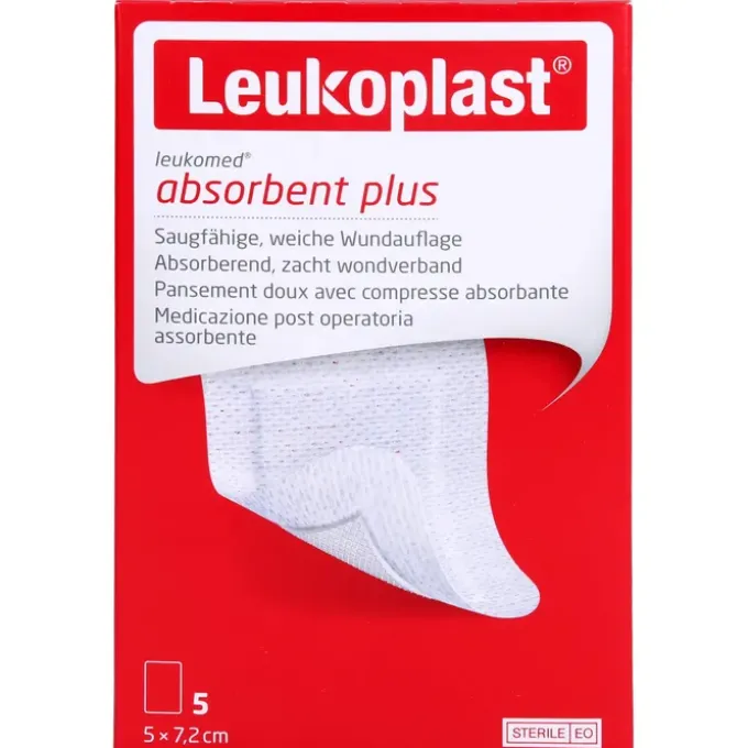 LEUKOPLAST Leukomed steril 5x7,2 cm Wundauflage 5 St