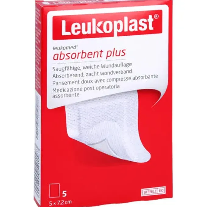 LEUKOPLAST Leukomed steril 5x7,2 cm Wundauflage 5 St