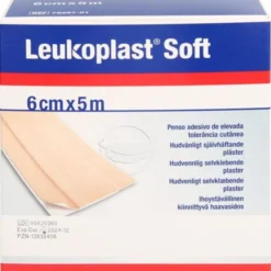 LEUKOPLAST soft Pflaster 6 cmx5 m Rolle 1 St