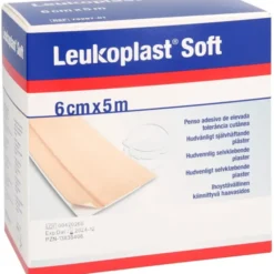 LEUKOPLAST soft Pflaster 6 cmx5 m Rolle 1 St