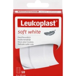 LEUKOPLAST soft white Pflaster 6x10 cm 10 St