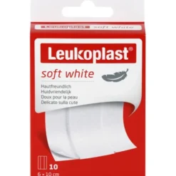LEUKOPLAST soft white Pflaster 6x10 cm 10 St