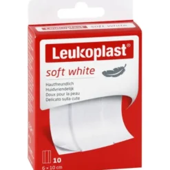 LEUKOPLAST soft white Pflaster 6x10 cm 10 St