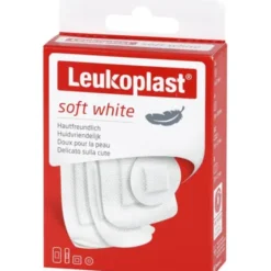 LEUKOPLAST soft white Str.19x72/D.25/38x72/38x38mm 30 St