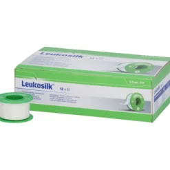 LEUKOSILK 2,5 cmx5 m 12 St