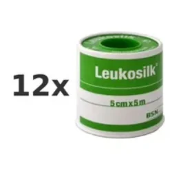 Leukosilk 5 Cmx5 m 1St 12x 1 St