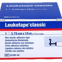 LEUKOTAPE Classic 3,75 cmx10 m schwarz 1 St