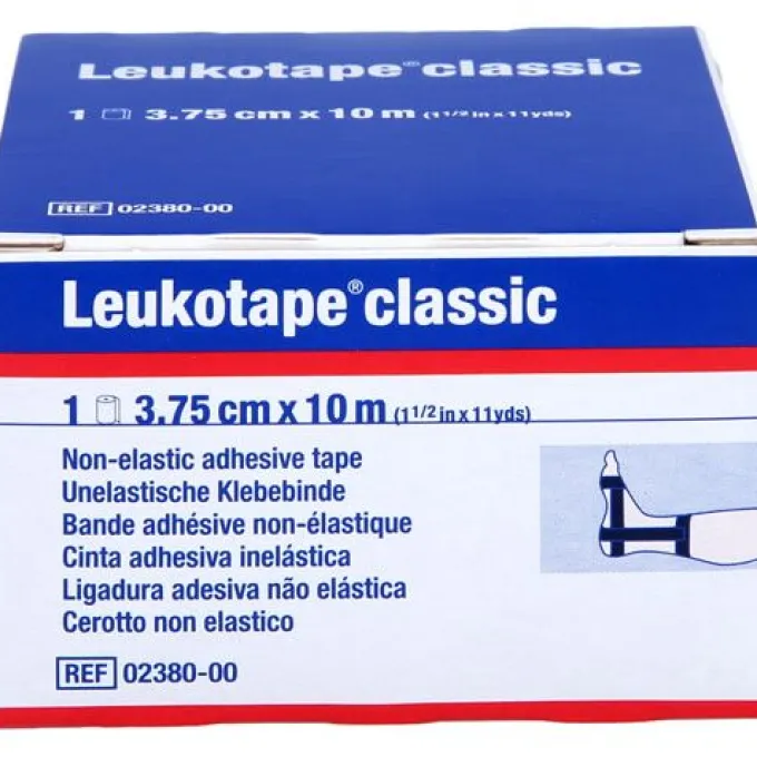 LEUKOTAPE Classic 3,75 cmx10 m schwarz 1 St