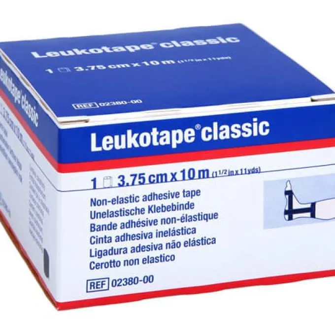 LEUKOTAPE Classic 3,75 cmx10 m schwarz 1 St