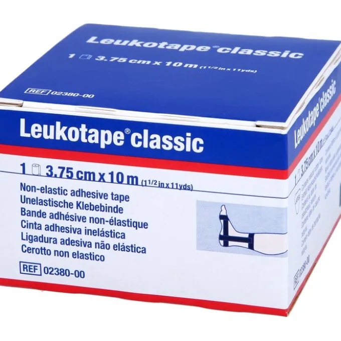 LEUKOTAPE Classic 3,75 cmx10 m schwarz 1 St