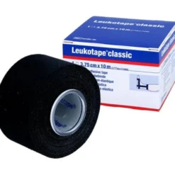 LEUKOTAPE Classic 3,75 cmx10 m schwarz 1 St