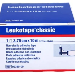 LEUKOTAPE Classic 3,75 cmx10 m schwarz 1 St