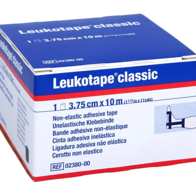 LEUKOTAPE Classic 3,75 cmx10 m schwarz 1 St