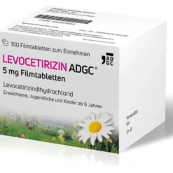 LEVOCETIRIZIN ADGC 5 mg Filmtabletten 100 St