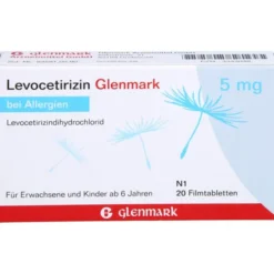 LEVOCETIRIZIN Glenmark 5 mg Filmtabletten 20 St