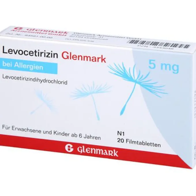 LEVOCETIRIZIN Glenmark 5 mg Filmtabletten 20 St