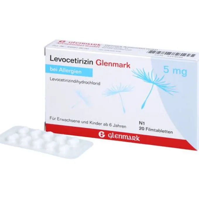 LEVOCETIRIZIN Glenmark 5 mg Filmtabletten 20 St