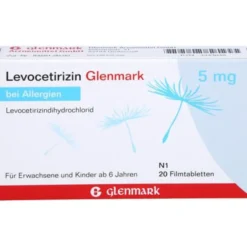 LEVOCETIRIZIN Glenmark 5 mg Filmtabletten 20 St