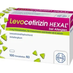 LEVOCETIRIZIN HEXAL bei Allergien 5 mg Filmtabl. 100 St