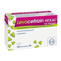 LEVOCETIRIZIN HEXAL bei Allergien 5 mg Filmtabl. 100 St
